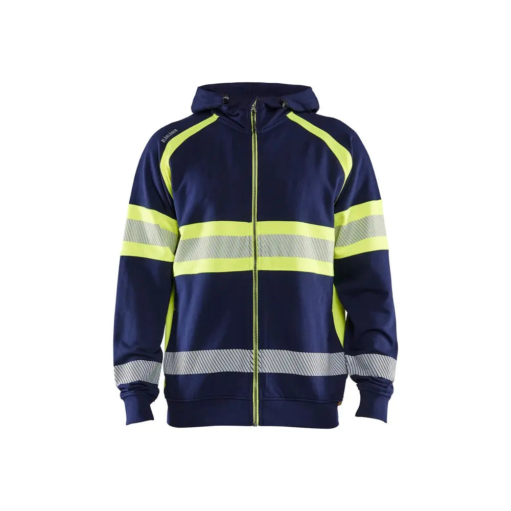 Blåkläder Highvis huppari 35521158 - Mariininsininen/Huomiokeltainen / XXL - Blåkläder työvaatteet