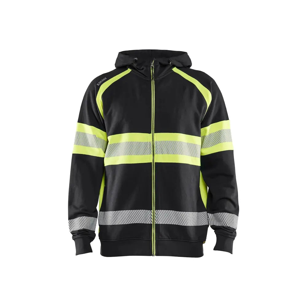 Blåkläder Highvis huppari 35521158 - Musta/Huomiokeltainen / M - Blåkläder työvaatteet