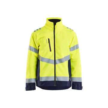 Blåkläder Highvis kuoritakki 47601977 - Huomiokeltainen/Mariininsininen / 4XL - Blåkläder työvaatteet