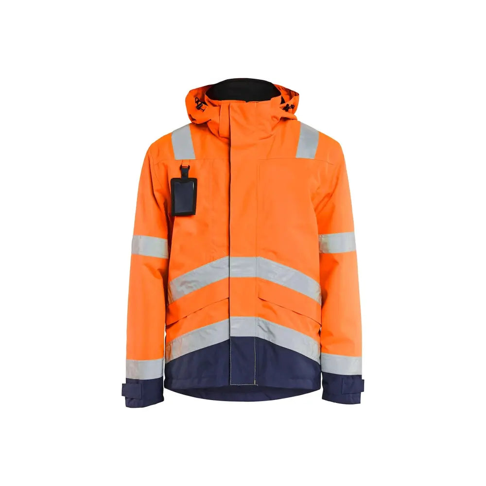Blåkläder Highvis kuoritakki 48371977 - Huomio-oranssi/Mariininsininen / XL - Blåkläder työvaatteet