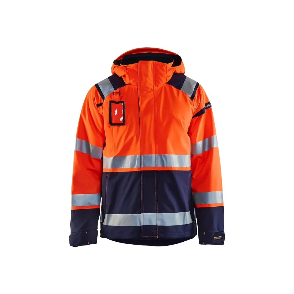Blåkläder Highvis kuoritakki 49871987 - Huomio-oranssi/Mariininsininen / 5XL - Blåkläder työvaatteet