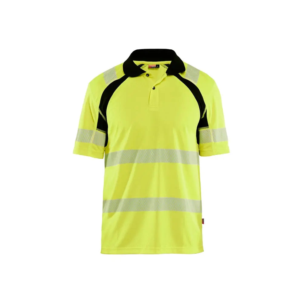 Blåkläder Highvis pikeepaita UV-suoja 35951013 - Huomiokeltainen/Musta / XXXL - Blåkläder työvaatteet