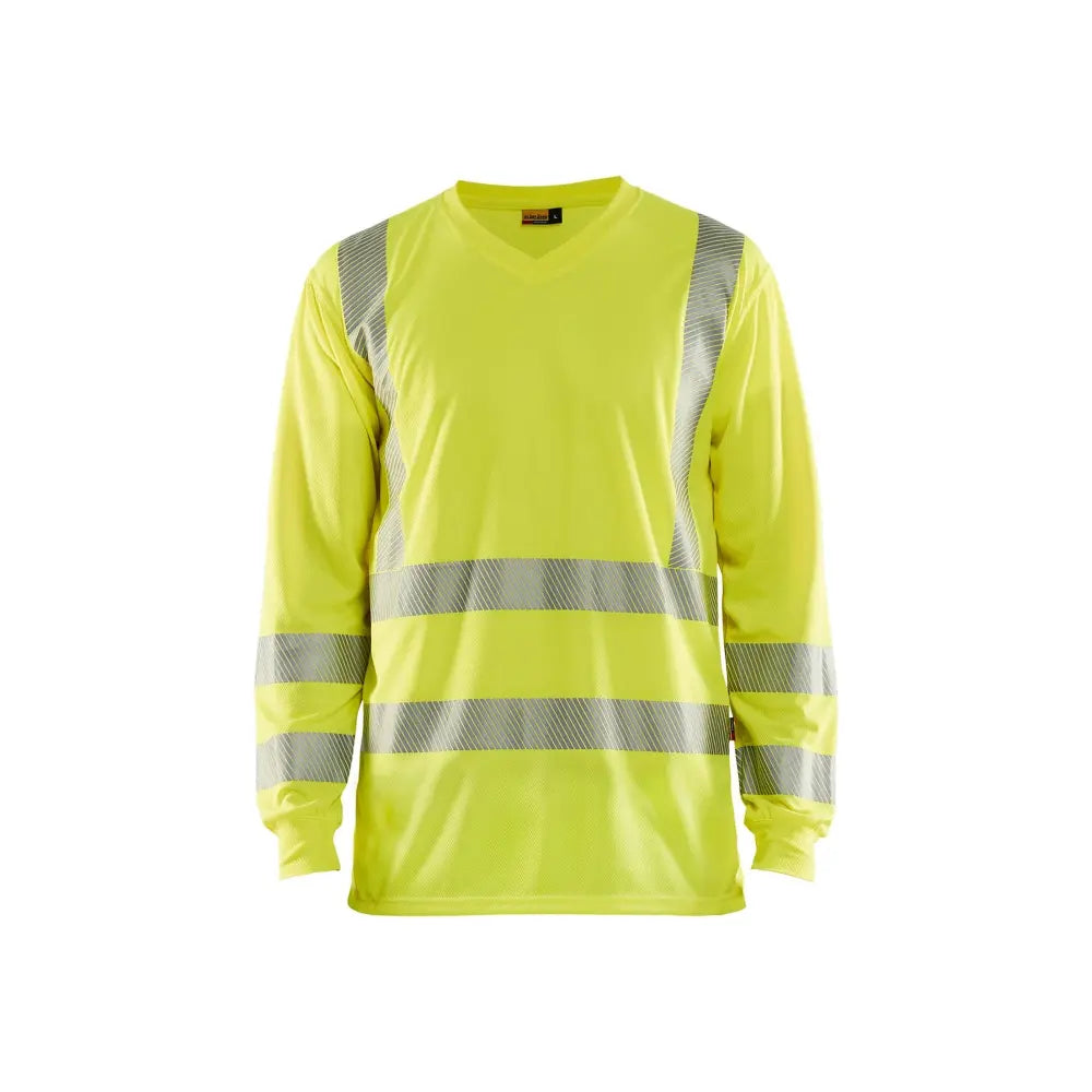 Blåkläder Highvis pitkähihainen t-paita UV-suoja 33851013 - Huomiokeltainen / XXXL - Blåkläder työvaatteet