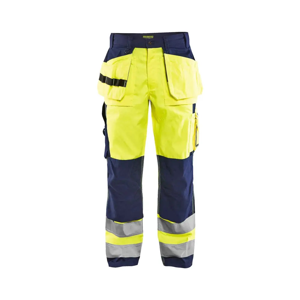 Blåkläder Highvis riipputaskuhousut 15331860 - Huomiokeltainen/Mariininsininen / C154 - Työvaatteet
