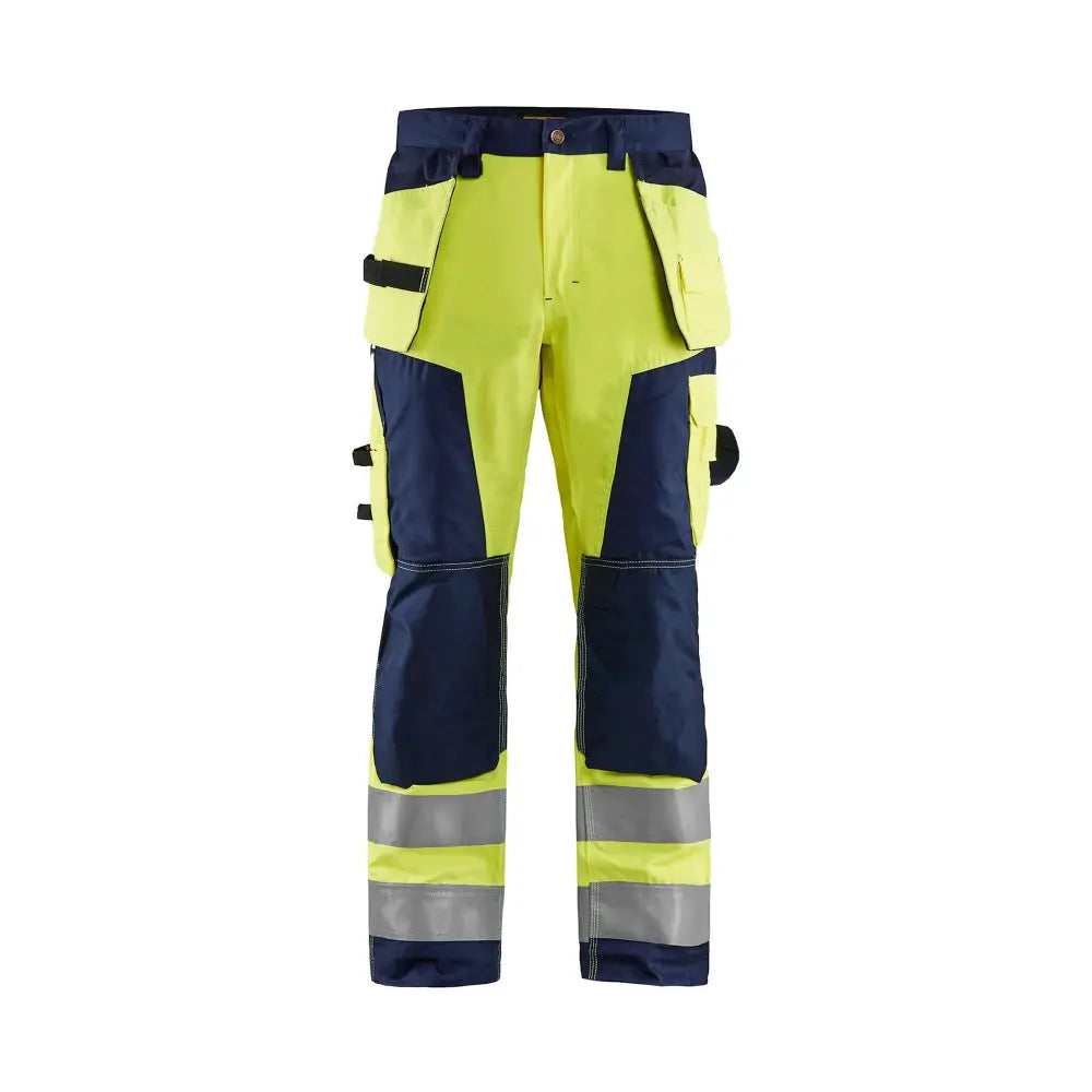 Blåkläder Highvis riipputaskuhousut 15681811 - Huomiokeltainen/Mariininsininen / C54 - Työvaatteet