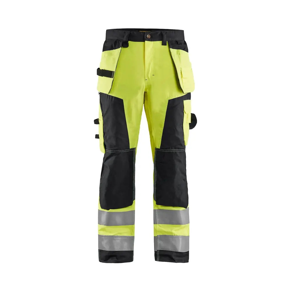 Blåkläder Highvis riipputaskuhousut 15681811 - Huomiokeltainen/Musta / D116 - Työvaatteet