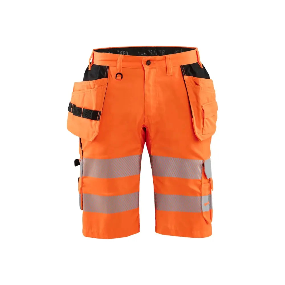 Blåkläder Highvis riipputaskushortsit stretch 15861811 - Huomio oranssi / C62 - Työvaatteet