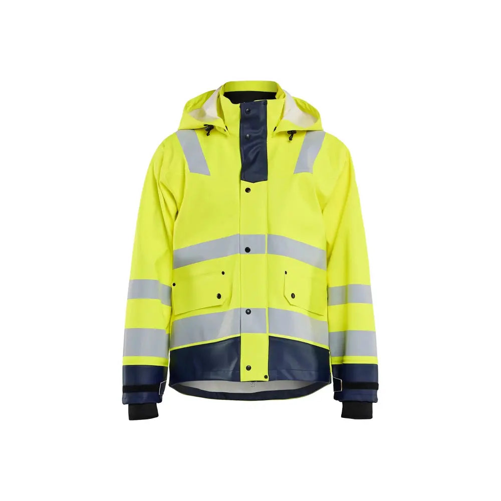 Blåkläder Highvis sadetakki TASO 3 43272005 - Huomiokeltainen/Mariininsininen / XL - Blåkläder työvaatteet
