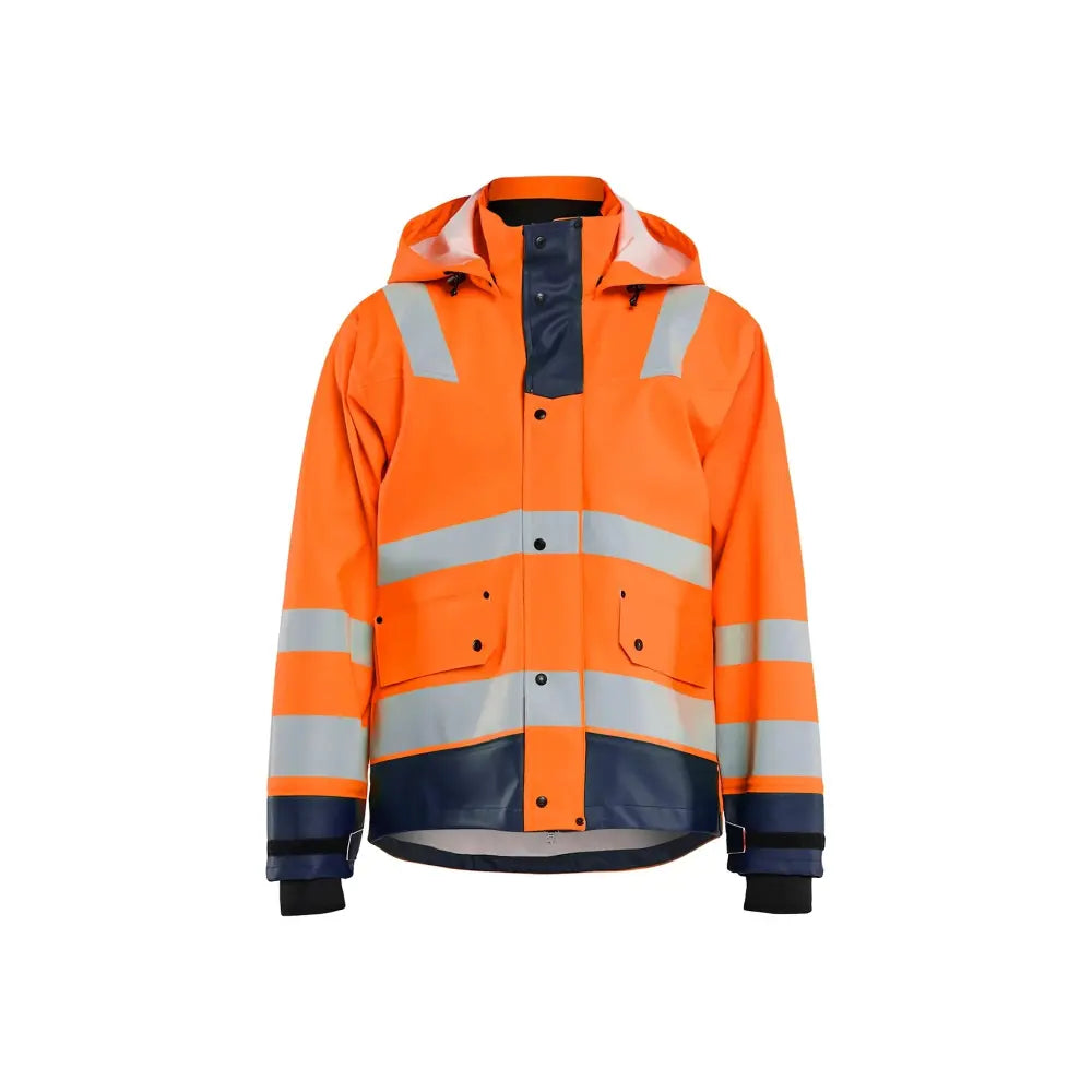 Blåkläder Highvis sadetakki TASO 3 43272005 - Huomio-oranssi/Mariininsininen / XS - Blåkläder työvaatteet