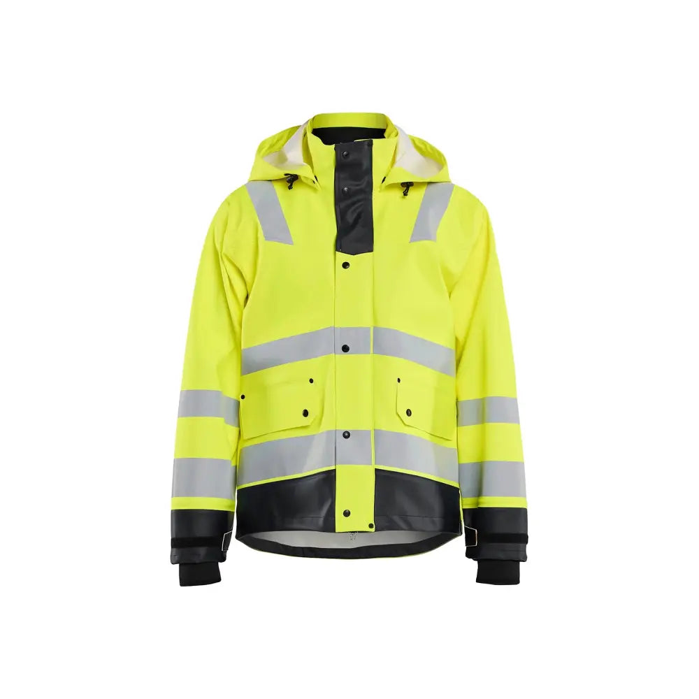 Blåkläder Highvis sadetakki TASO 3 43272005 - Huomiokeltainen/Musta / XS - Blåkläder työvaatteet