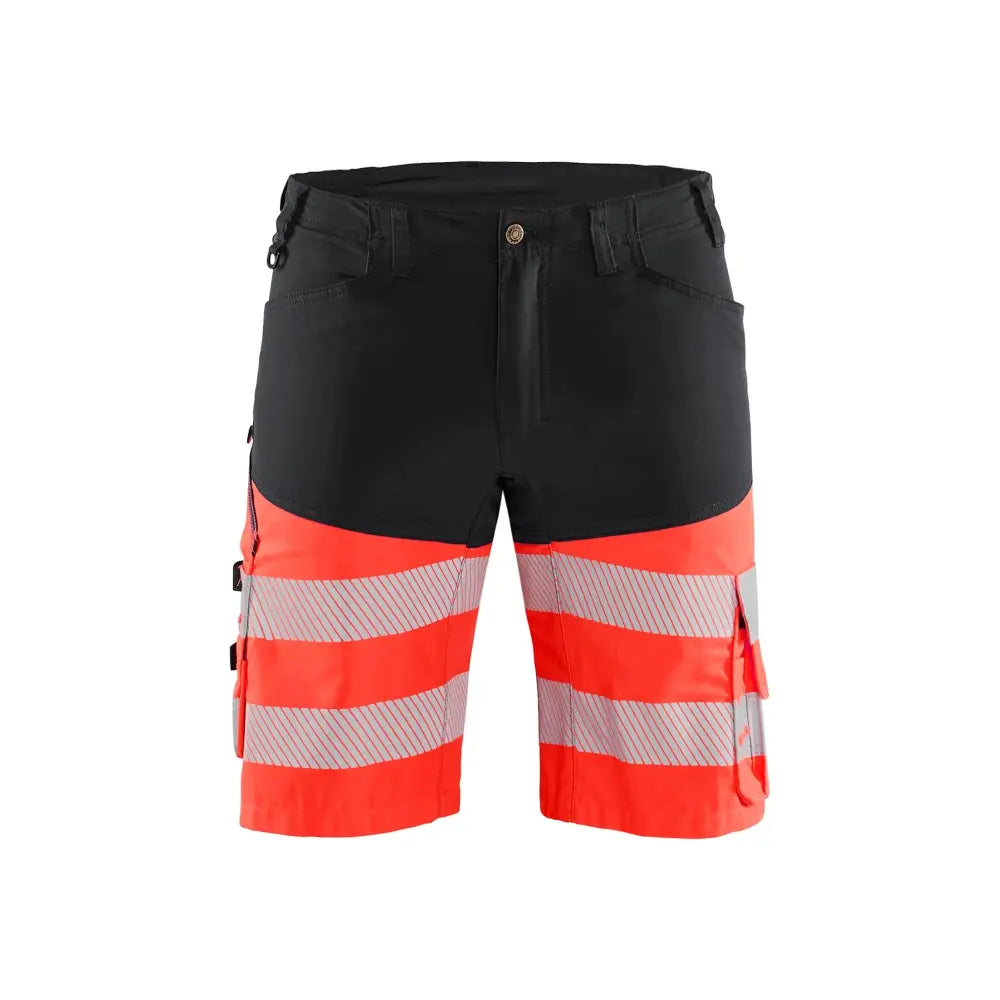 Blåkläder Highvis shortsit stretch 15411811 - Musta/Huomiopunainen / C52 - Työvaatteet