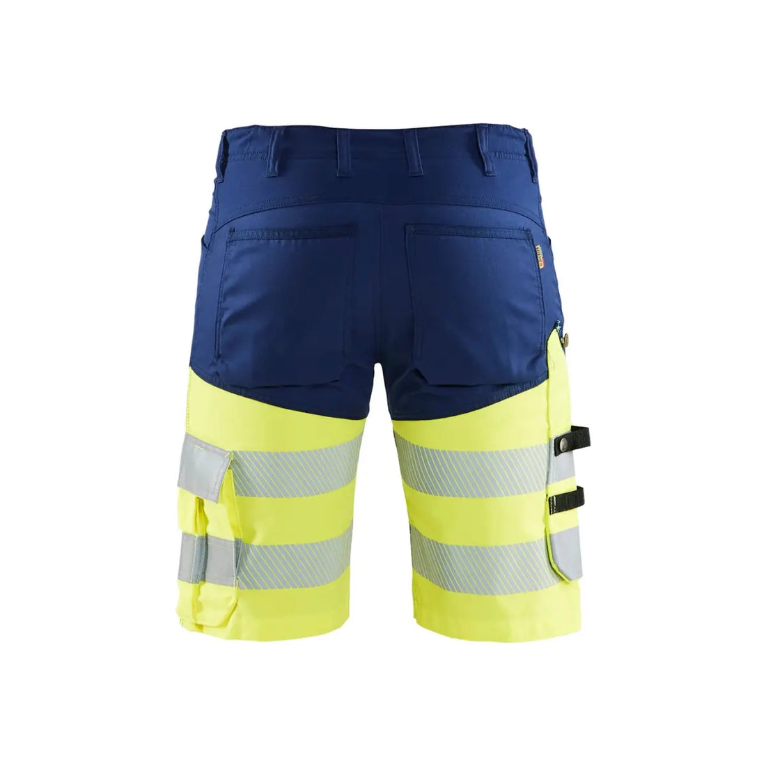 Blåkläder Highvis shortsit stretch 15411811 - Mariininsininen/Huomiokeltainen / C46 - Työvaatteet