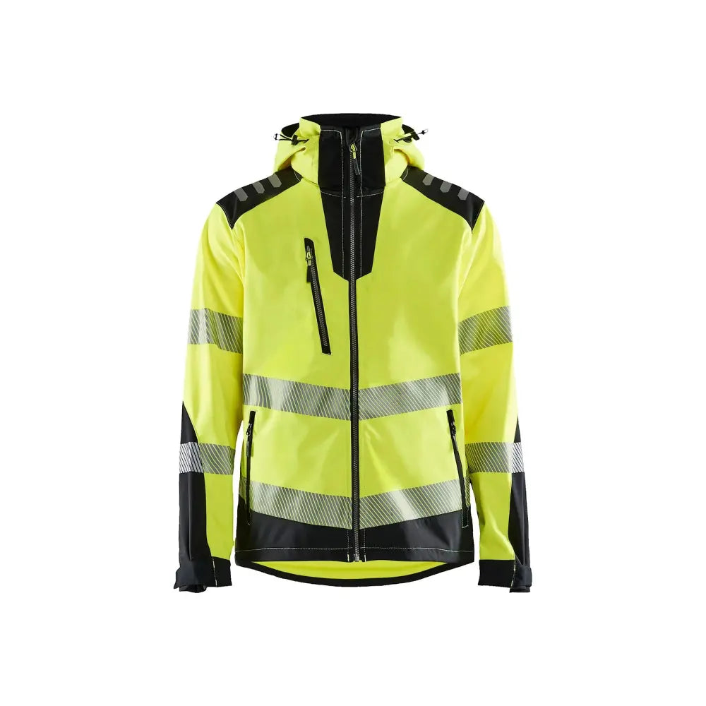Blåkläder Highvis softshell-takki 44912513 - Huomiokeltainen/Musta / XXXL - Blåkläder työvaatteet