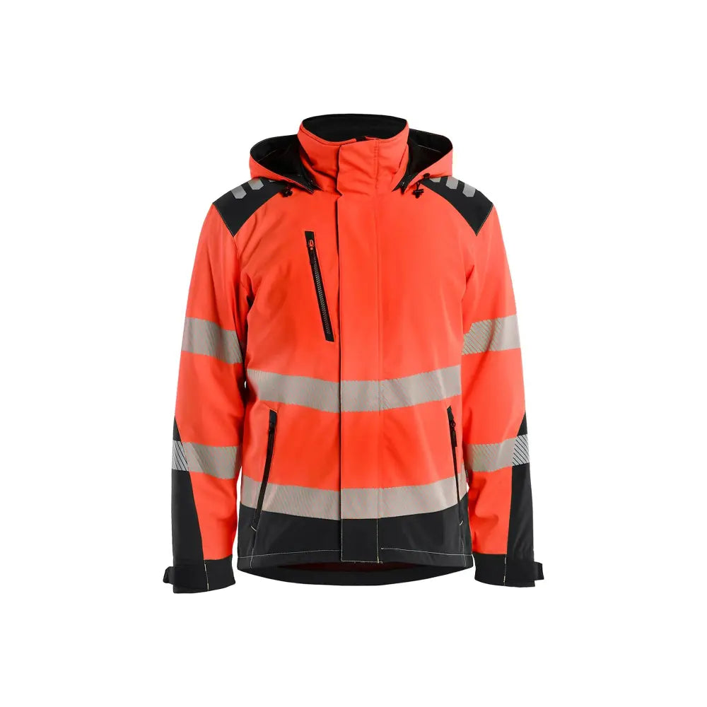 Blåkläder Highvis Softshell-takki kevyesti topattu 44002513 - Huomiopunainen/Musta / XXL - Blåkläder työvaatteet