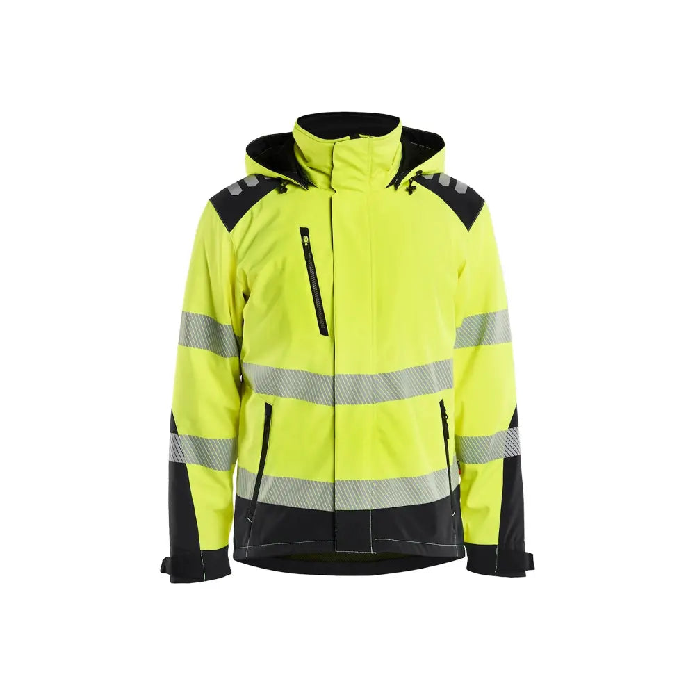 Blåkläder Highvis Softshell-takki kevyesti topattu 44002513 - Huomiokeltainen/Musta / 4XL - Blåkläder työvaatteet