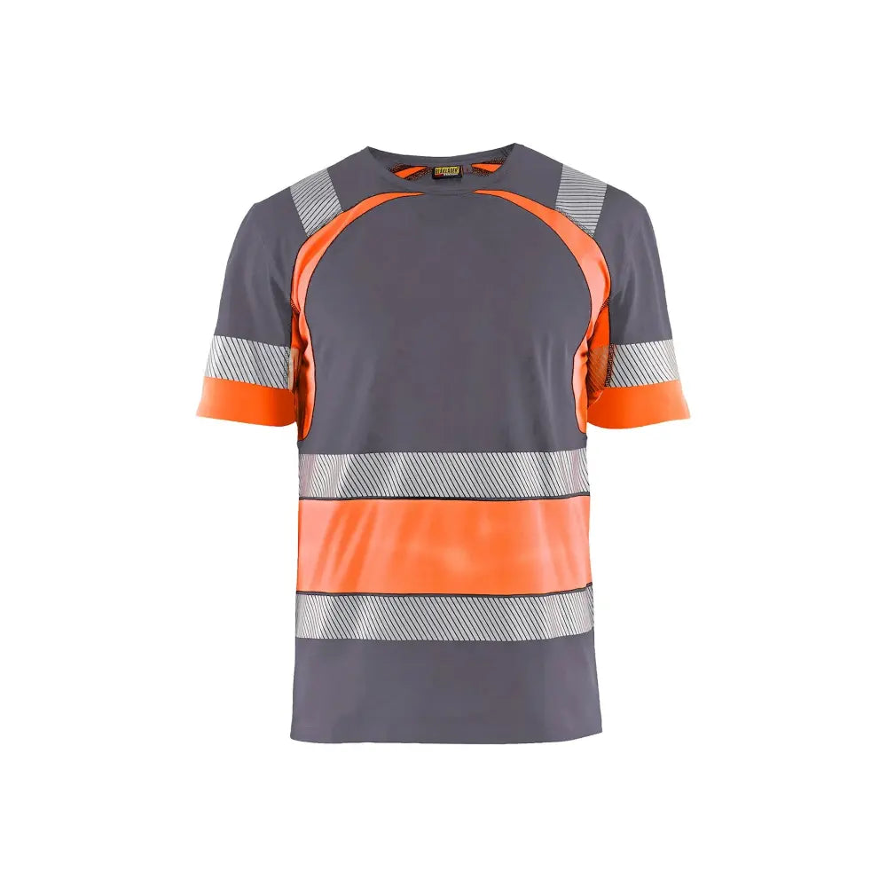 Blåkläder Highvis t-paita 34211030 - Grafiitinharmaa/Huomiooranssi / XS - Blåkläder työvaatteet