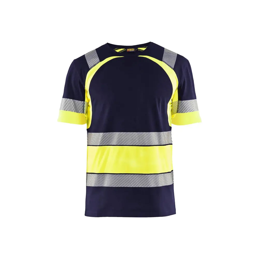 Blåkläder Highvis t-paita 34211030 - Mariininsininen/Huomiokeltainen / XXXL - Blåkläder työvaatteet