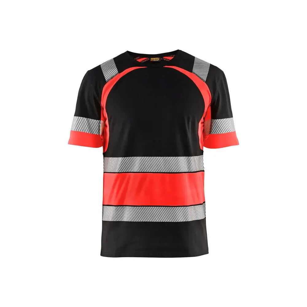 Blåkläder Highvis t-paita 34211030 - Musta/Huomiopunainen / XXL - Blåkläder työvaatteet