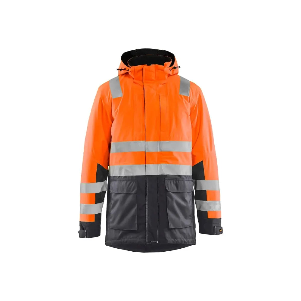 Blåkläder Highvis talviparka 44951987 - Huomio-oranssi/Grafiitinharmaa / M - Blåkläder työvaatteet