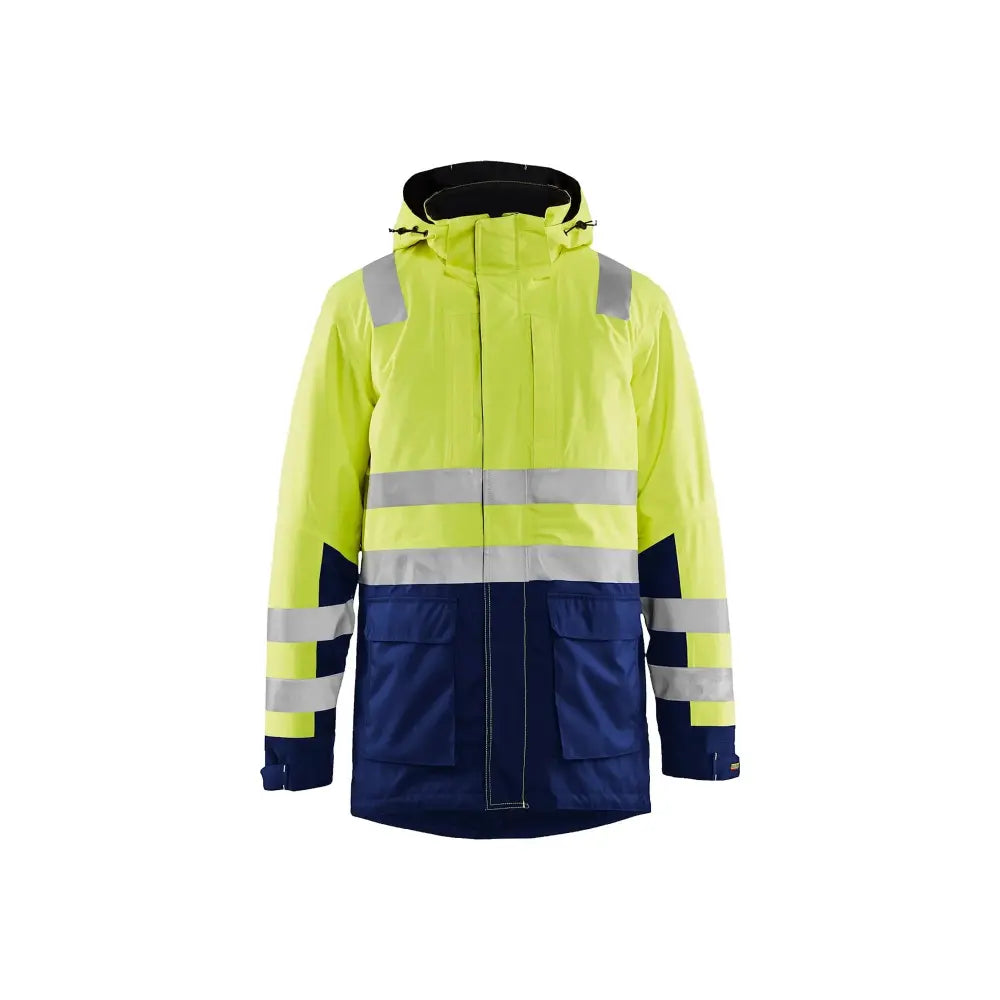Blåkläder Highvis talviparka 44951987 - Huomiokeltainen/Mariininsininen / L - Blåkläder työvaatteet