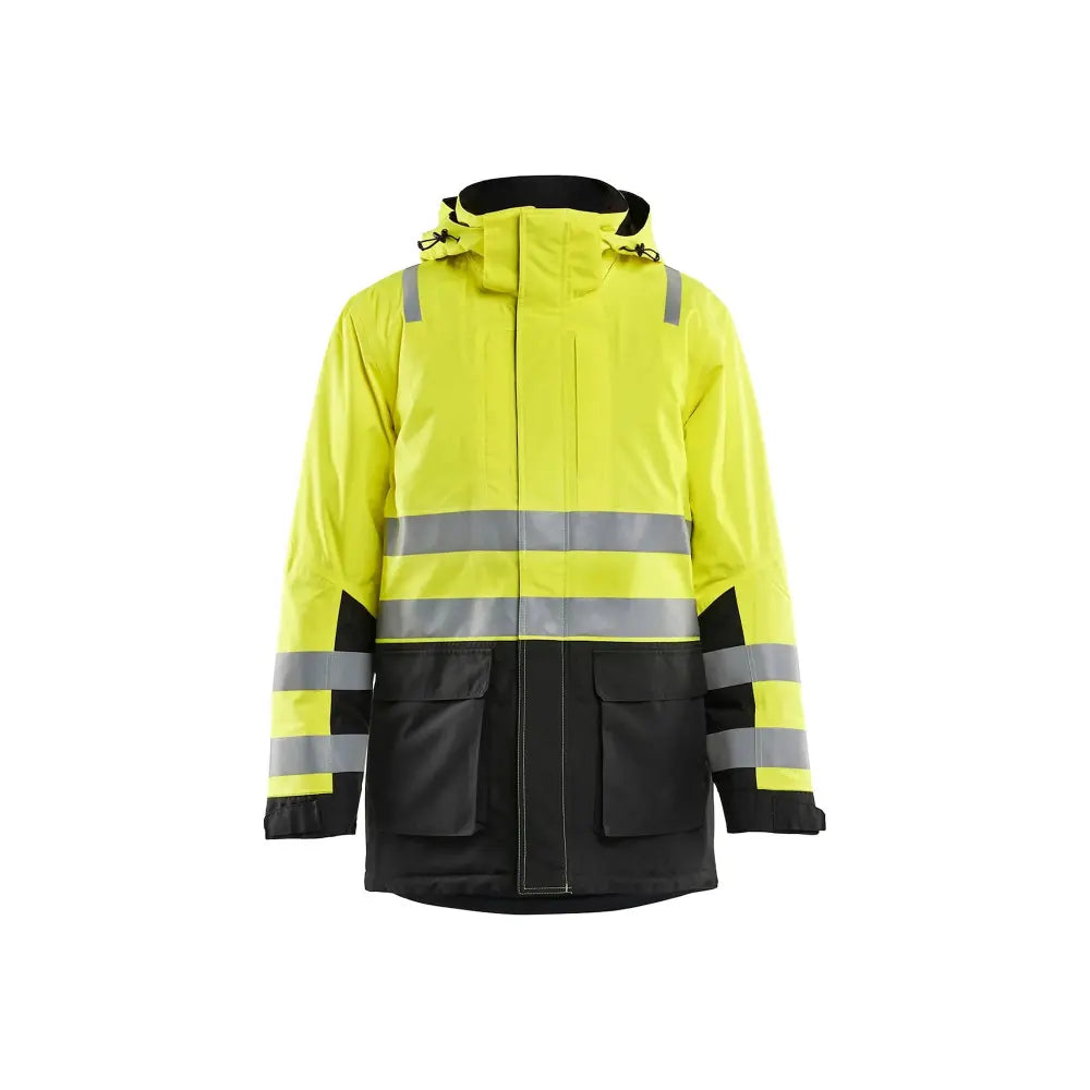 Blåkläder Highvis talviparka 44951987 - Huomiokeltainen/Musta / S - Blåkläder työvaatteet