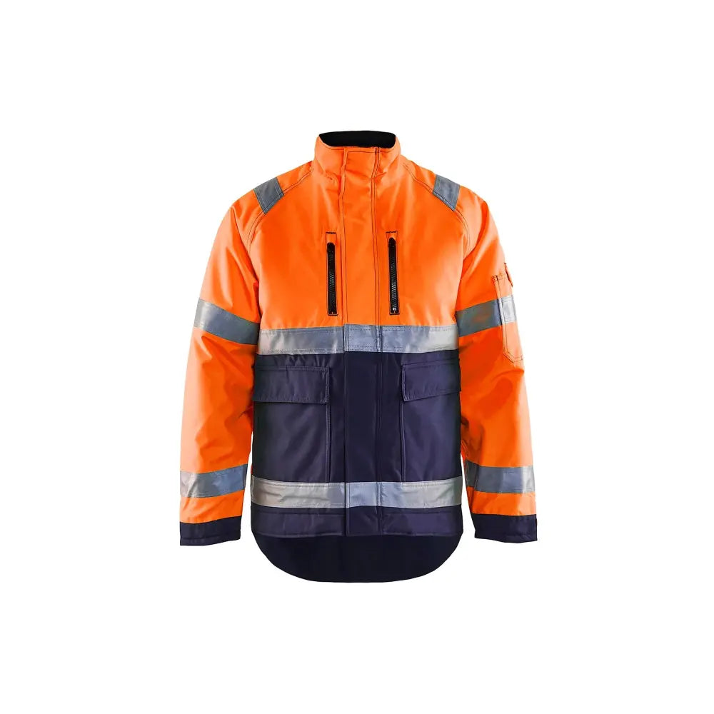 Blåkläder Highvis talvitakki 48271977 - Huomio-oranssi/Mariininsininen / 4XL - Blåkläder työvaatteet