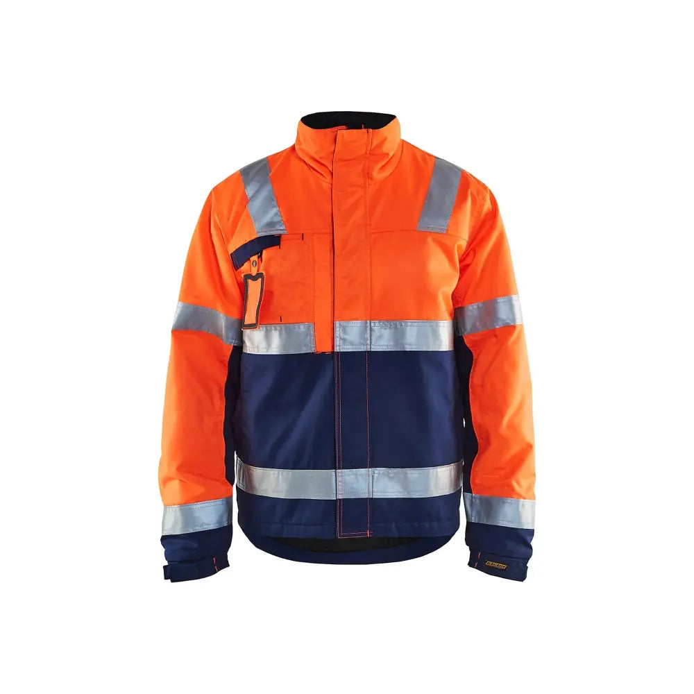 Blåkläder Highvis talvitakki 48621811 - Huomio-oranssi/Mariininsininen / S - Blåkläder työvaatteet