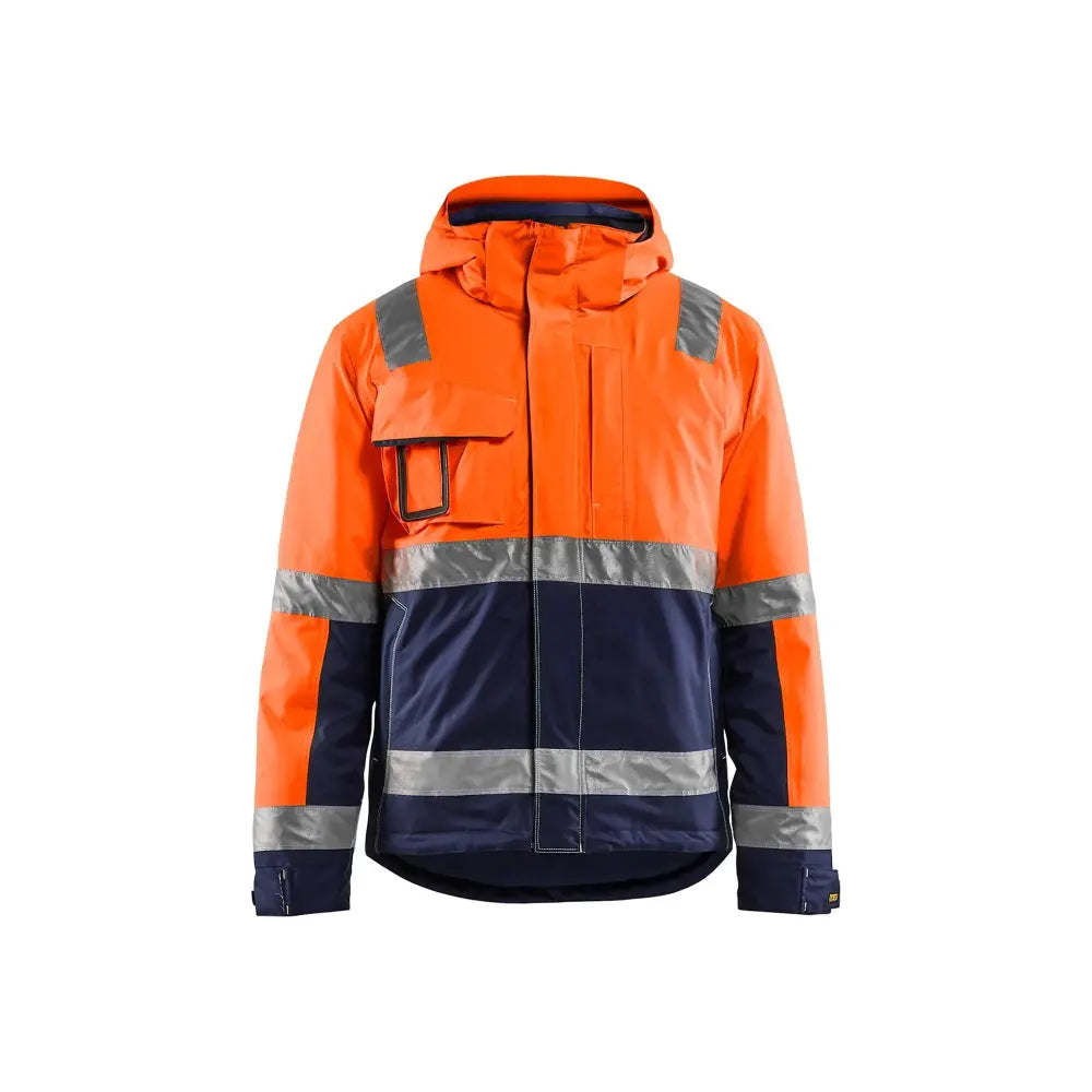 Blåkläder Highvis talvitakki 48701987 - Huomio-oranssi/Mariininsininen / S - Blåkläder työvaatteet
