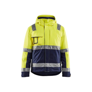 Blåkläder Highvis talvitakki 48701987 - Huomiokeltainen/Mariininsininen / XS - Blåkläder työvaatteet