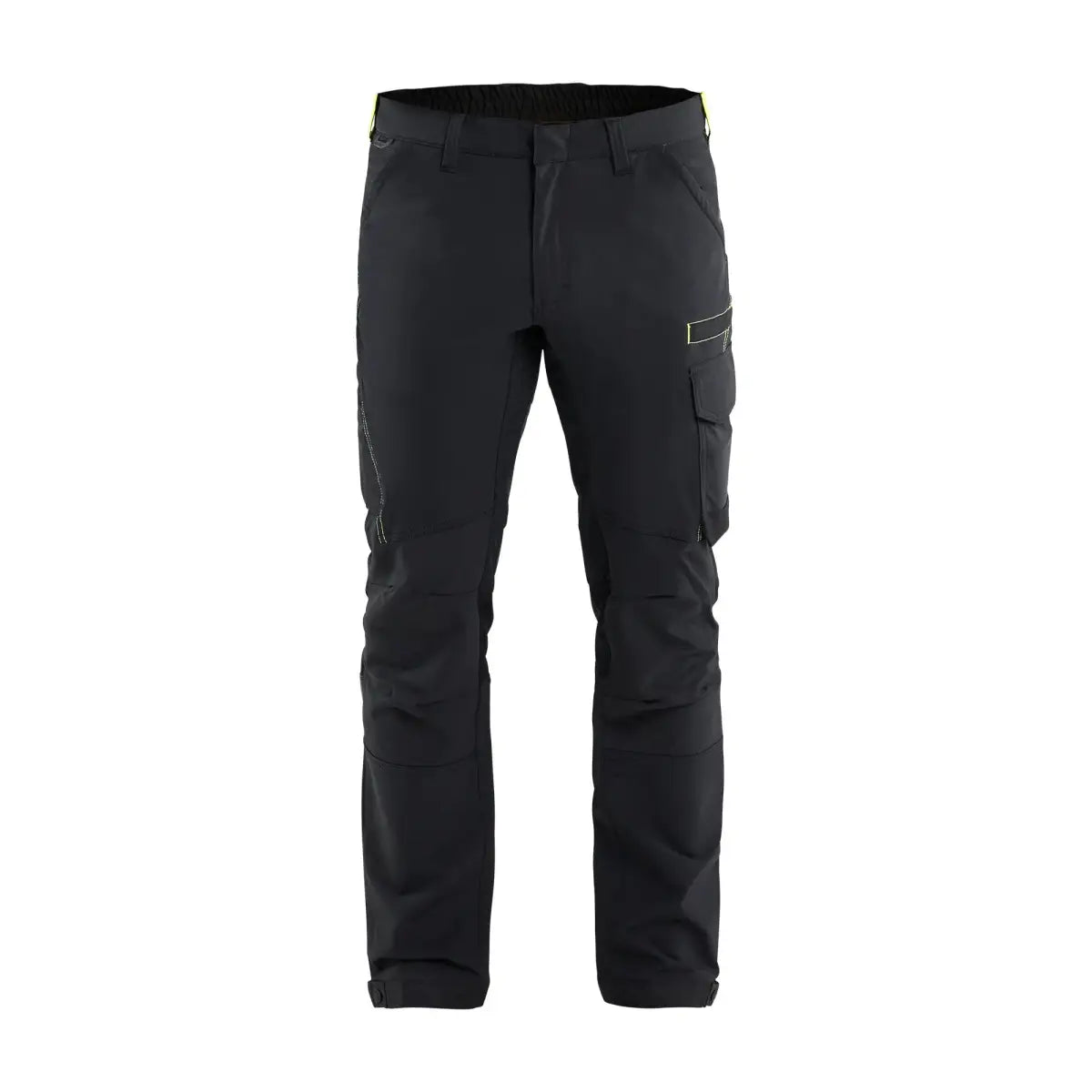 Blåkläder Housut 4-way stretch 14221645 - Musta/Huomiokeltainen / C46 - Työvaatteet