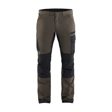 Blåkläder Housut 4-way stretch 14221645 - Tumma oliivinvihreä/Musta / C46 - Työvaatteet