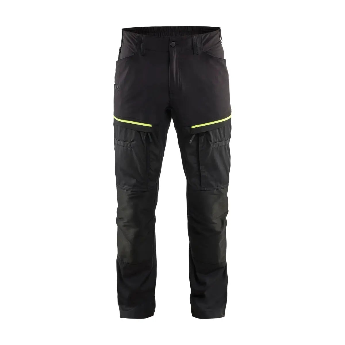 Blåkläder Housut stretch 14561845 - Musta/Huomiokeltainen / C52 - Työvaatteet