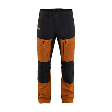 Blåkläder Housut stretch 14561845 - Ruosteenpunainen/Musta / D100 - Työvaatteet