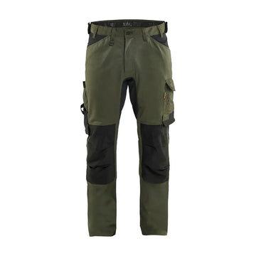 Blåkläder Housut stretch 17511832 - Metsänvihreä/Musta / C46 - Blåkläder työvaatteet