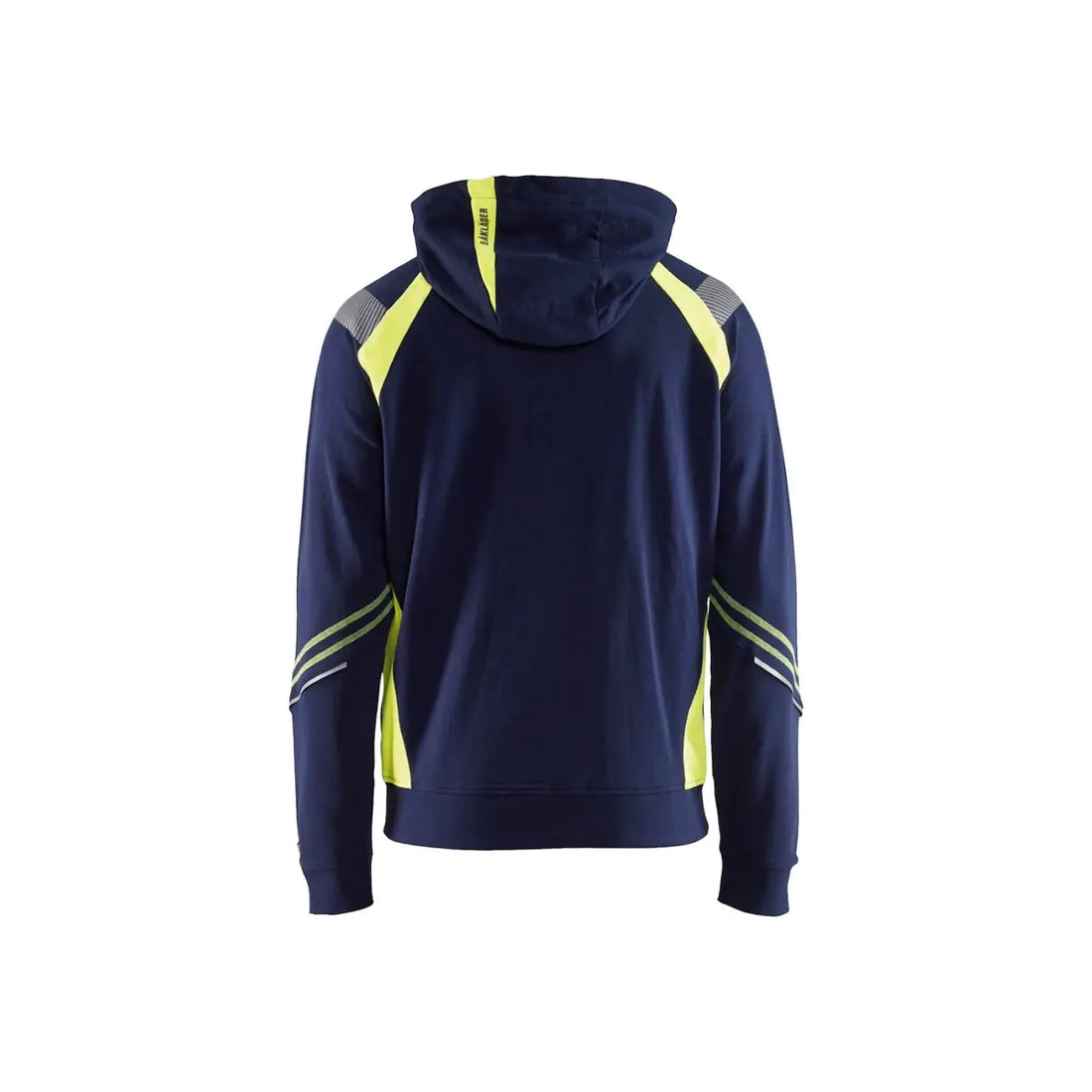 Blåkläder Huppari vetoketjulla 34331158 - Mariininsininen/Huomiokeltainen / 4XL - Blåkläder työvaatteet