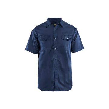 Blåkläder Lyhythihainen kauluspaita 32961190 - Mariininsininen / XXXL - Blåkläder työvaatteet