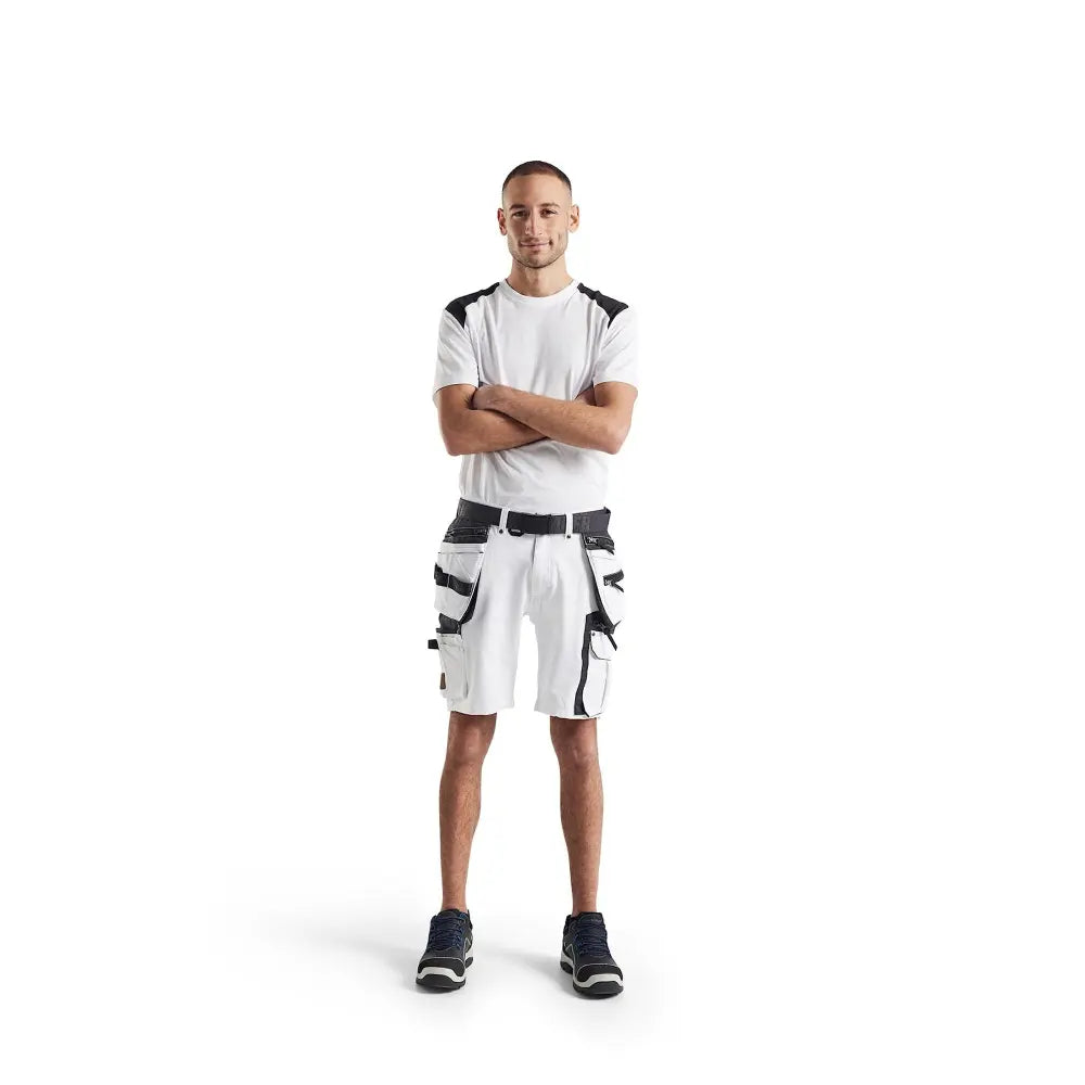 Blåkläder Maalarin riipputaskushortsit 4-way stretch 10881645 - Työvaatteet