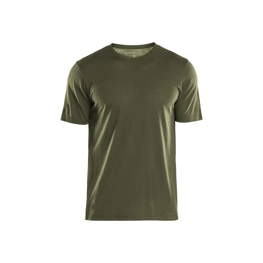 Blåkläder Merinovillainen t-paita 35361743 - Metsänvihreä / XXXL - Blåkläder työvaatteet
