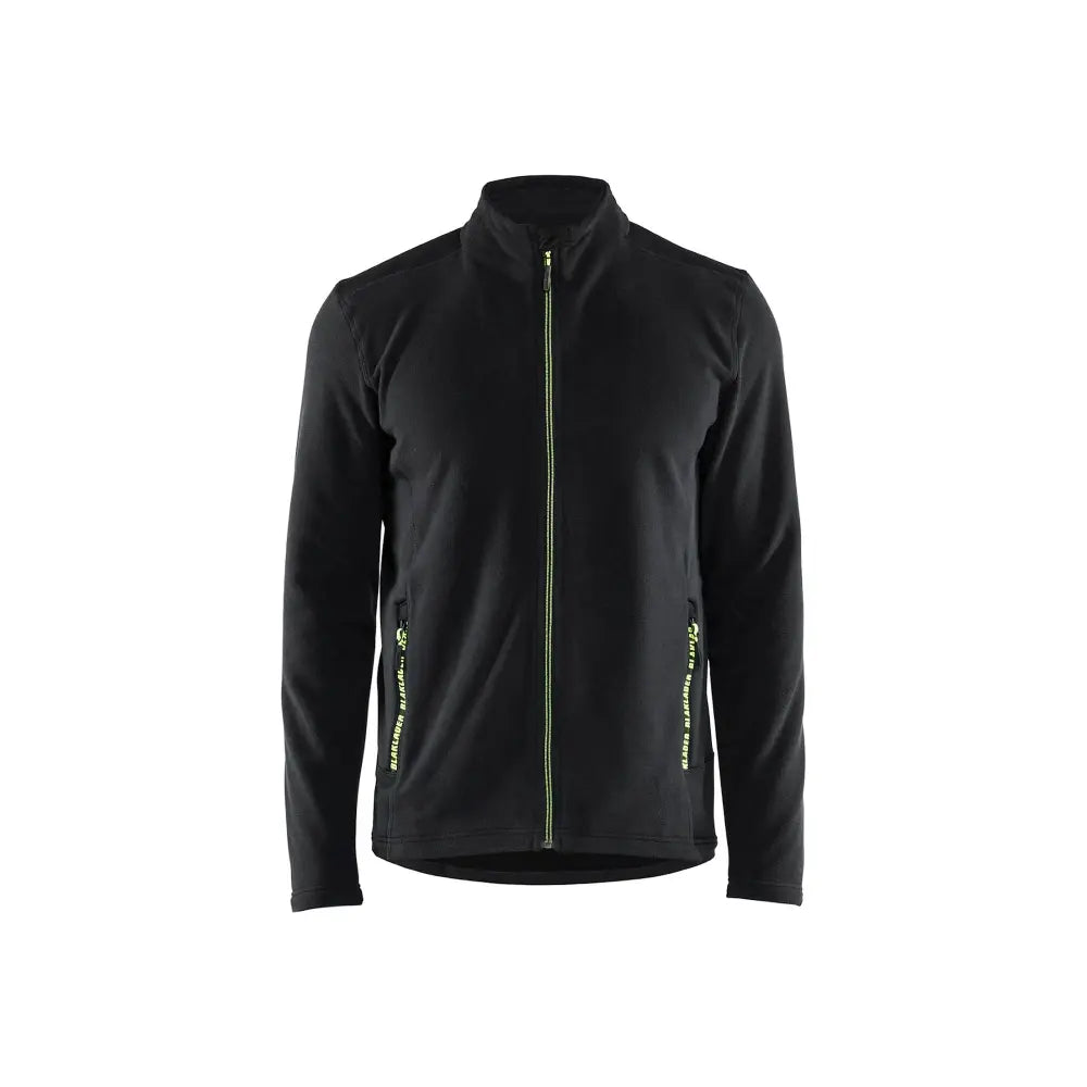 Blåkläder Microfleecetakki 47651010 - Musta/Huomiokeltainen / XL - Blåkläder työvaatteet
