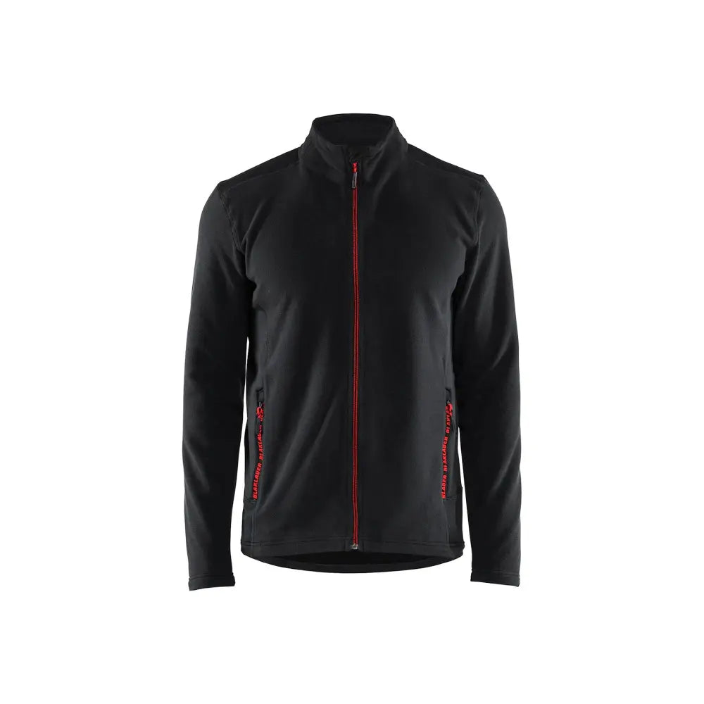 Blåkläder Microfleecetakki 47651010 - musta/punainen / 4XL - Blåkläder työvaatteet