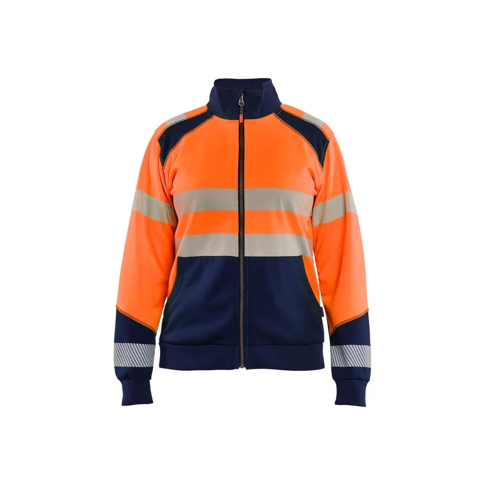Blåkläder Naisten highvis college vetoketjulla 35082528 - Huomio-oranssi/Mariininsininen / XS - Blåkläder työvaatteet