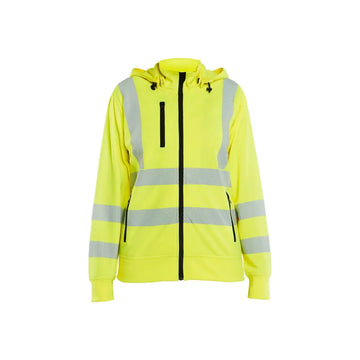 Blåkläder Naisten Highvis huppari irrotettavalla hupulla 35742538 - Huomiokeltainen / XS - Blåkläder työvaatteet