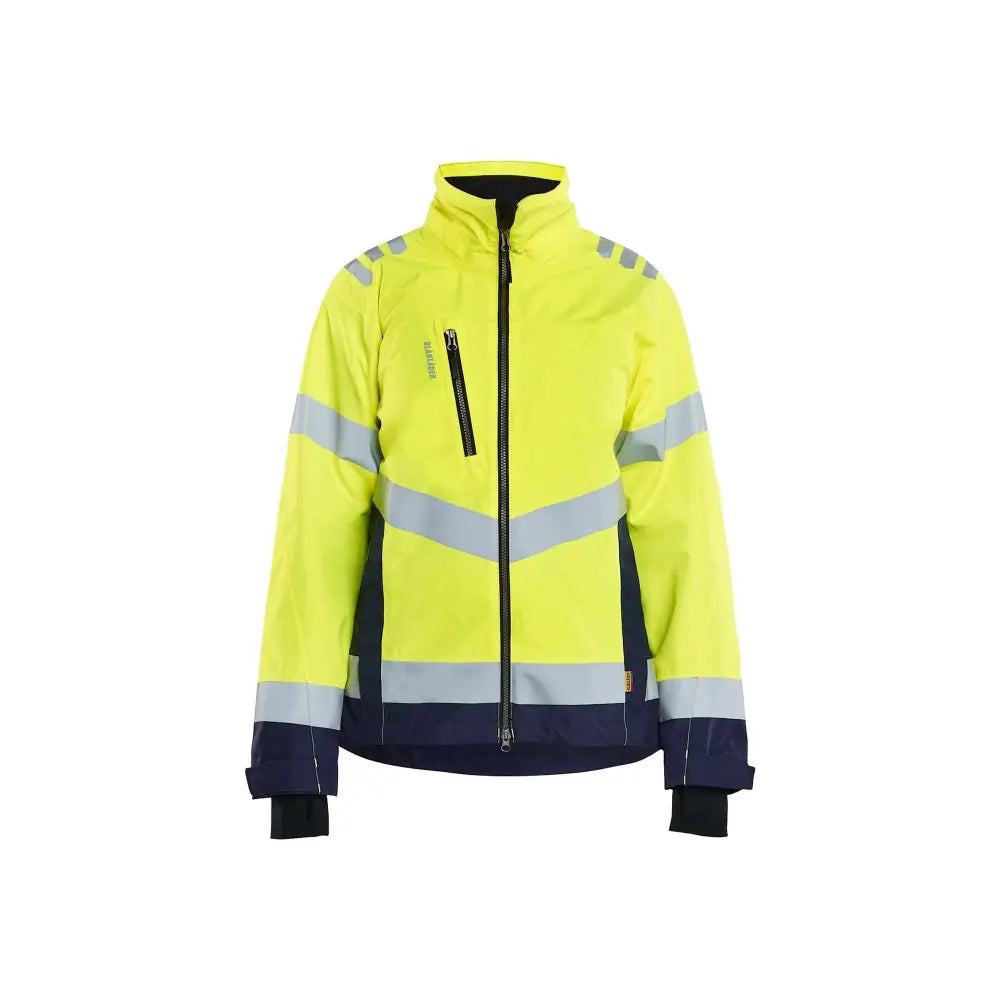 Blåkläder Naisten highvis kuoritakki 47611977 - Huomiokeltainen/Mariininsininen / M - Blåkläder työvaatteet