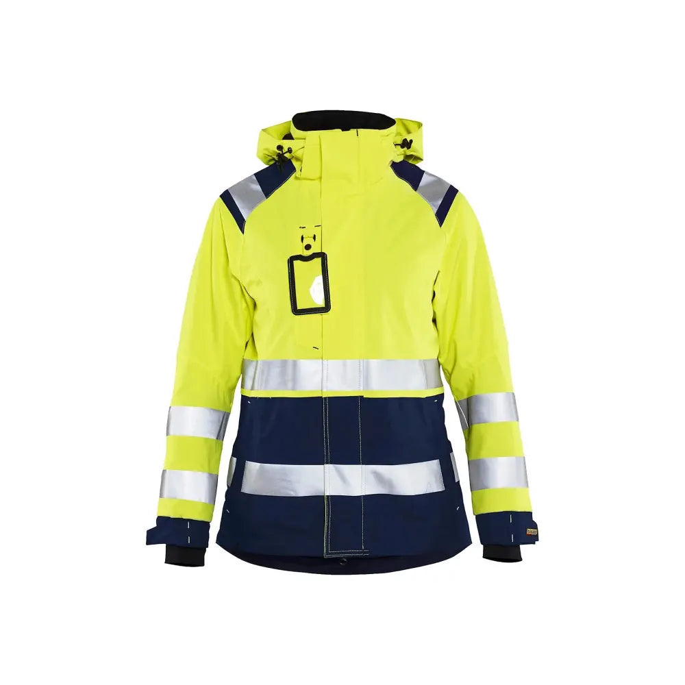 Blåkläder Naisten highvis kuoritakki 49041987 - Huomiokeltainen/Mariininsininen / XXXL - Blåkläder työvaatteet