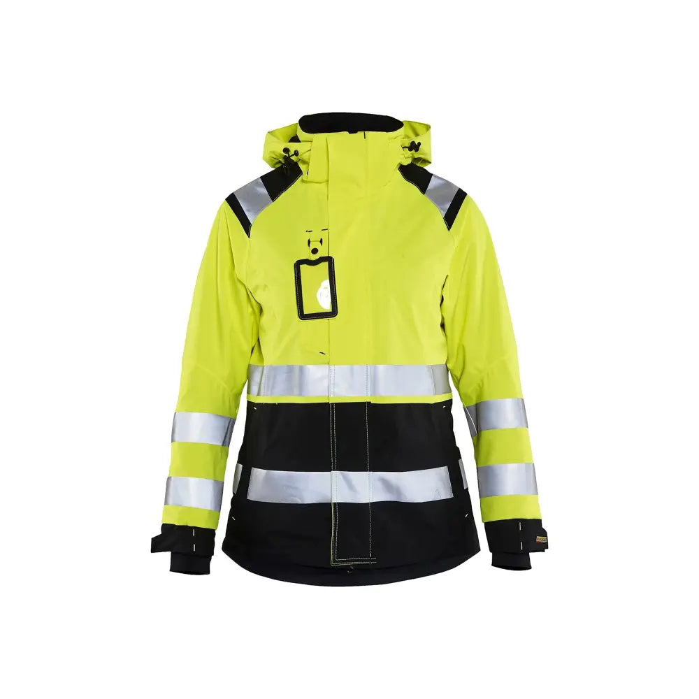Blåkläder Naisten highvis kuoritakki 49041987 - Huomiokeltainen/Musta / S - Blåkläder työvaatteet
