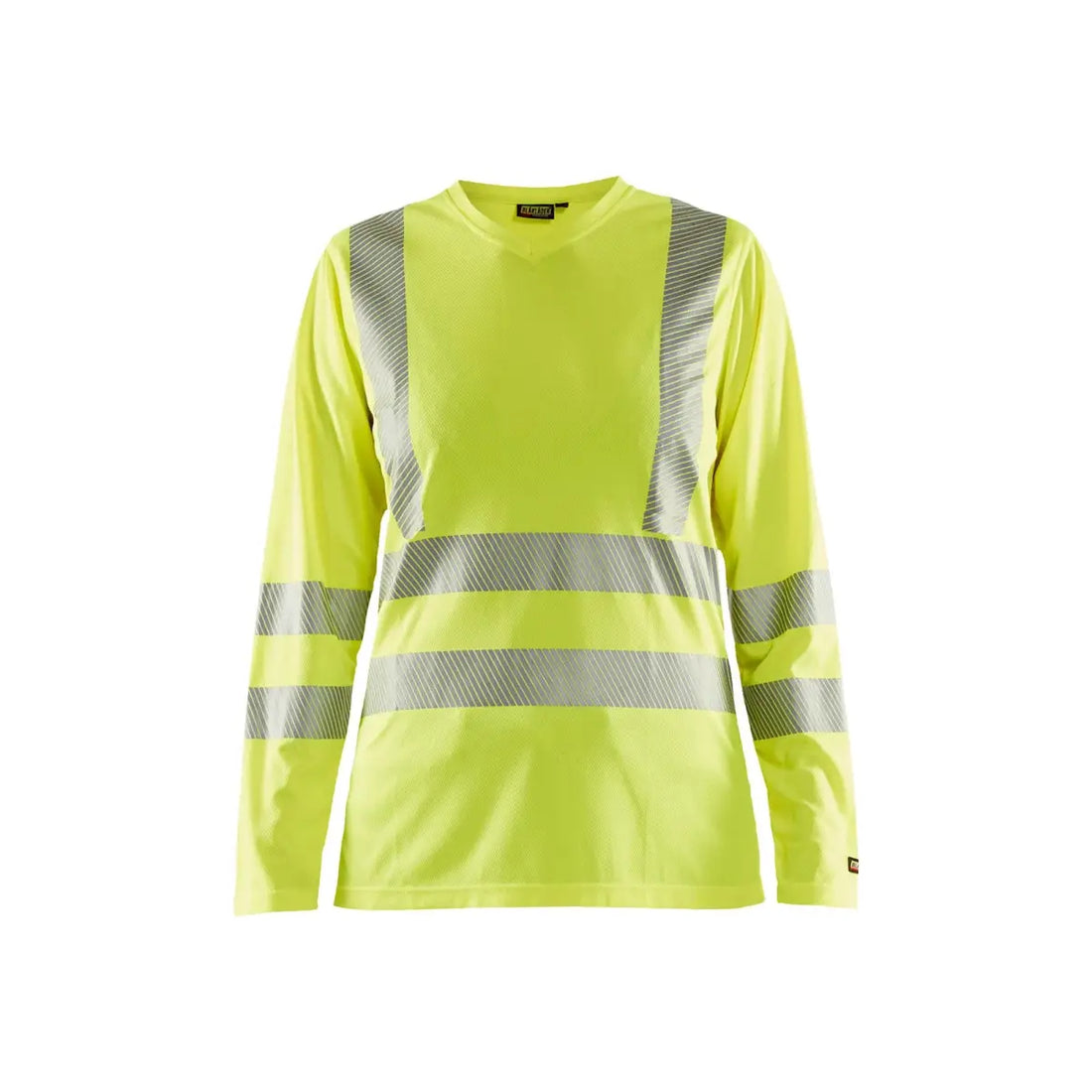 Blåkläder Naisten highvis pitkähihainen t-paita UV-suoja 34851013 - Huomiokeltainen / XXXL - Blåkläder työvaatteet