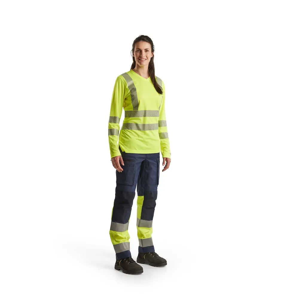 Blåkläder Naisten highvis pitkähihainen t-paita UV-suoja 34851013 - Blåkläder työvaatteet