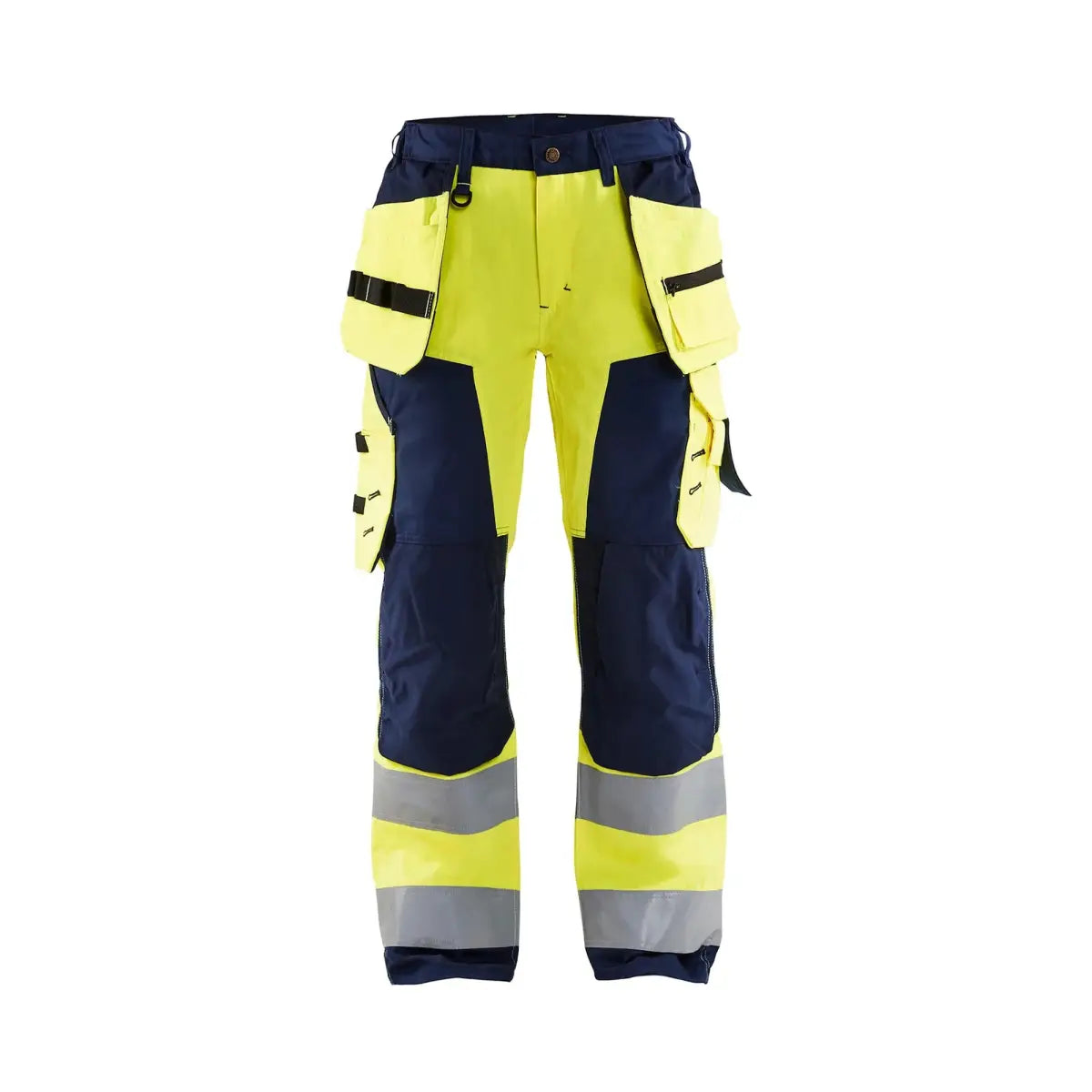 Blåkläder Naisten highvis riipputaskuhousut 71561811 - Huomiokeltainen/Mariininsininen / C40 - Blåkläder työvaatteet