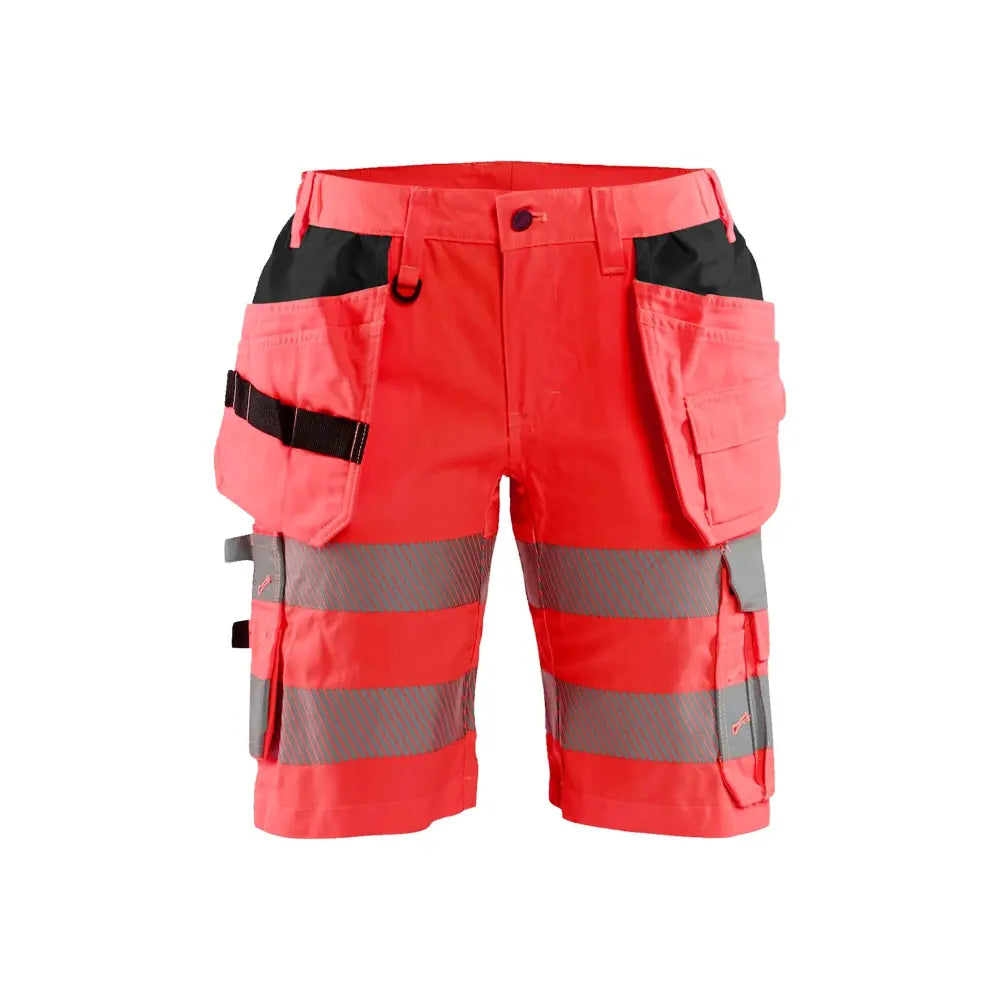 Blåkläder Naisten highvis shortsit stretch 71861811 - Huomiopunainen / C40 - Blåkläder työvaatteet