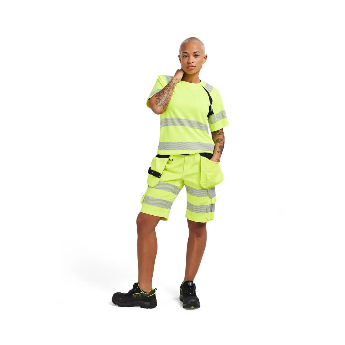 Blåkläder Naisten highvis shortsit stretch 71861811 - Blåkläder työvaatteet